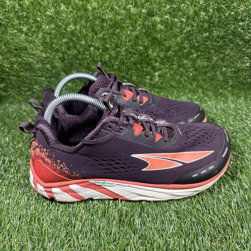 Altra Torin 4 Plush Shoes Womens Size 9 Purple Coral Zero Drop Running Road