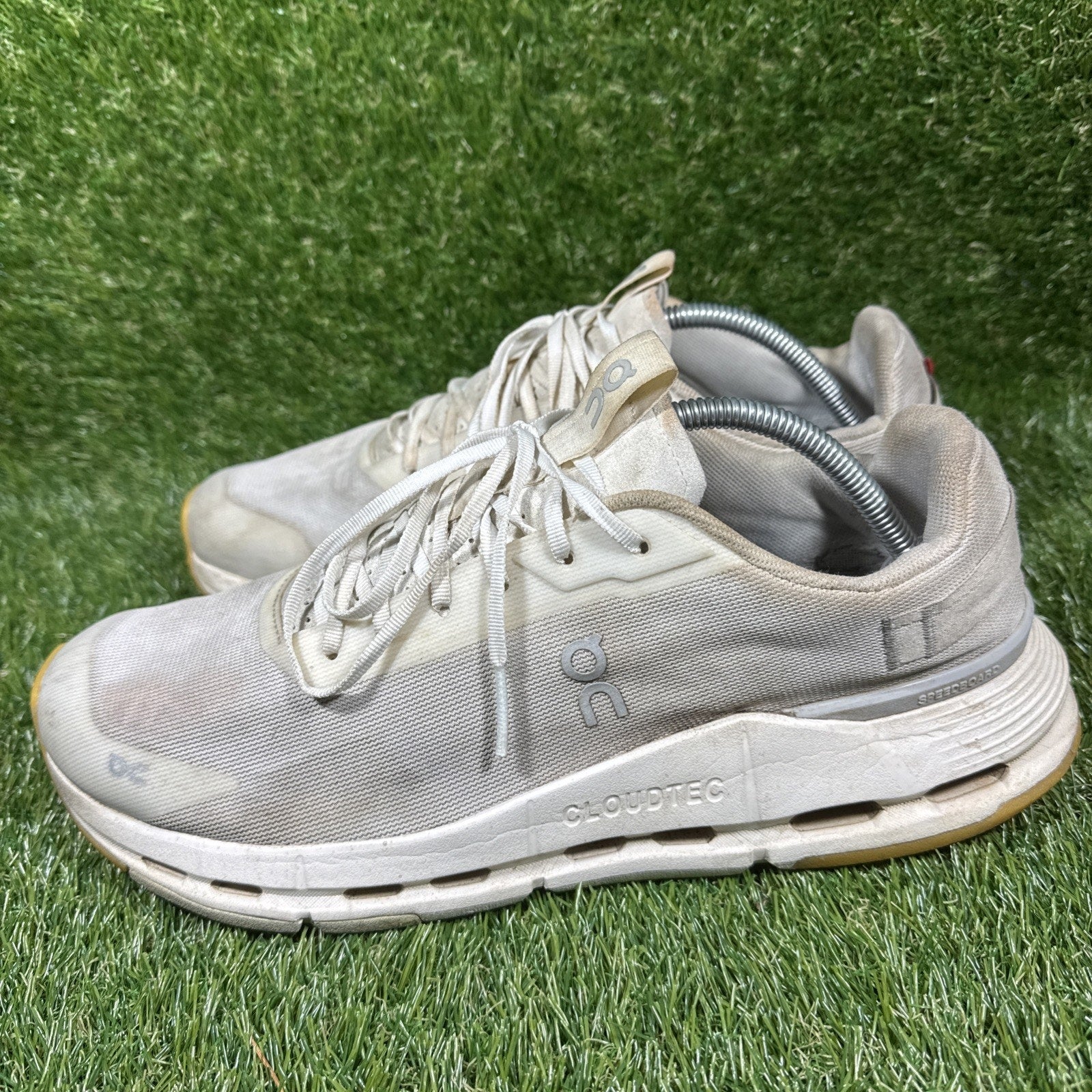 On Cloudnova Form 2 Mens Size 11.5 White Ivory Athletic Running Shoes Sneakers