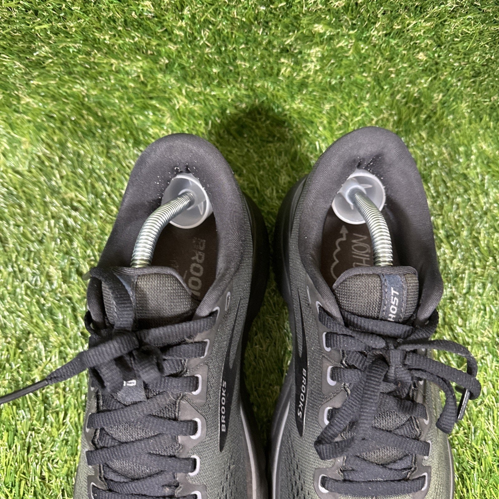 Brooks Ghost 15 Running Shoes Black/Black/Ebony US Women 7.5 Medium B