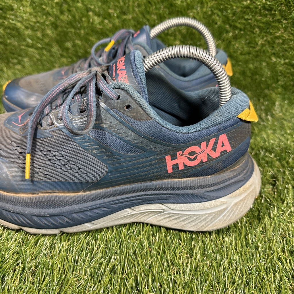 Hoka One One Stinson ATR 6 Trail Running Shoes Blue Womens Size 8.5 1110507