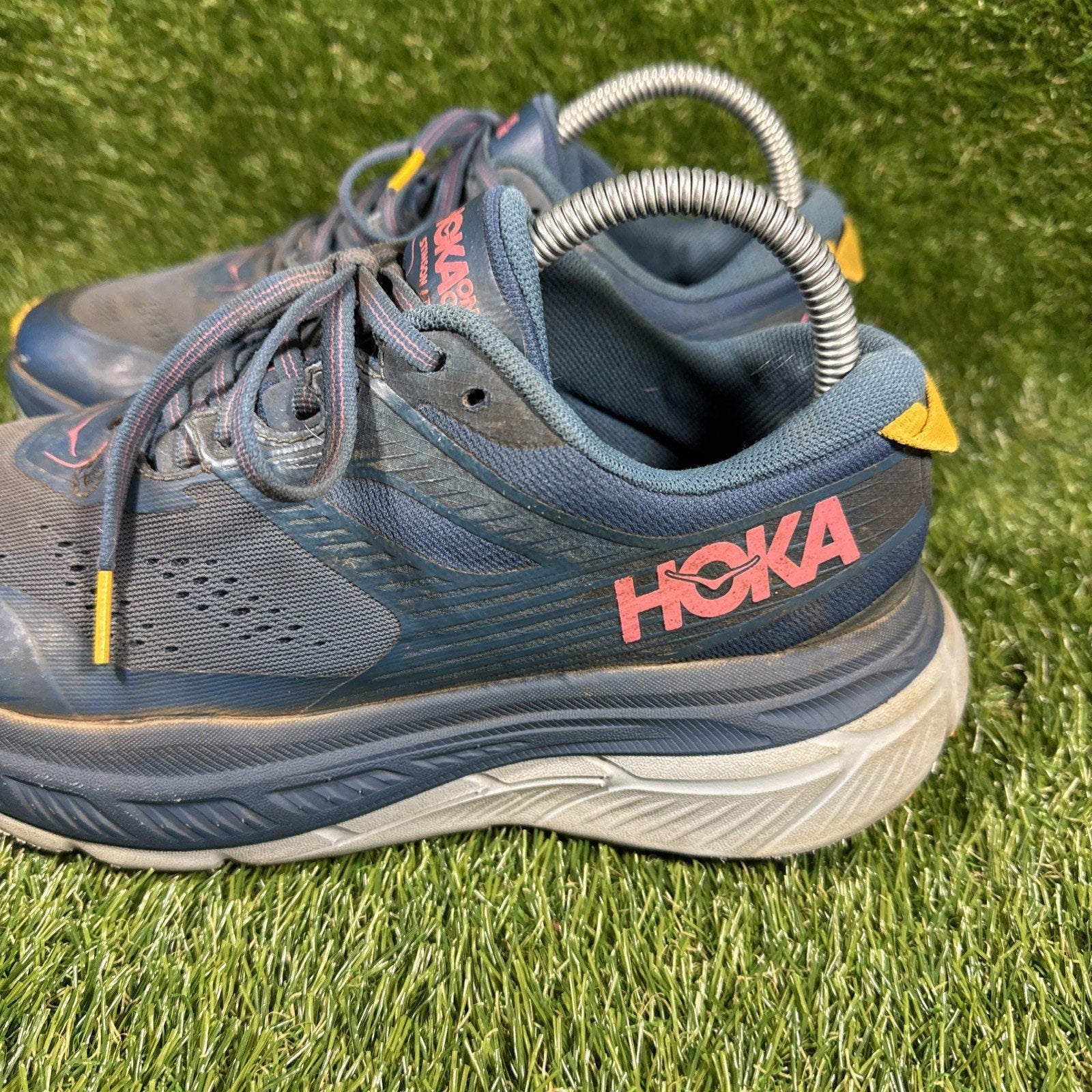 Hoka One One Stinson ATR 6 Trail Running Shoes Blue Womens Size 8.5 1110507