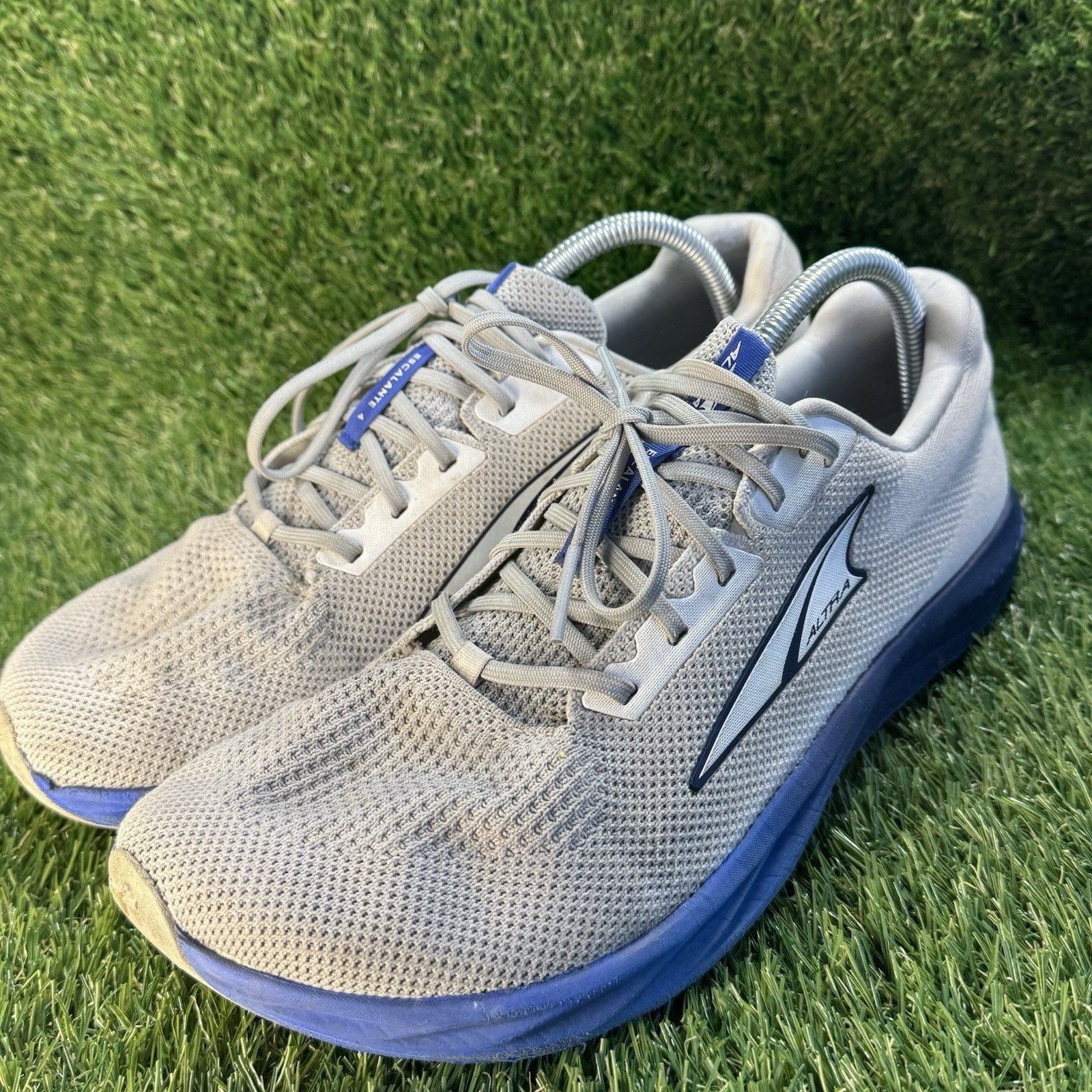 Altra Escalante 4 Shoes Men's 10.5 White/Blue Mesh Running Jogging Athletic