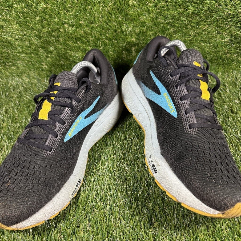 Brooks Ghost 16 Mens 11 Shoes Running Athletic Sneakers Shoes Size 11 Black Blue
