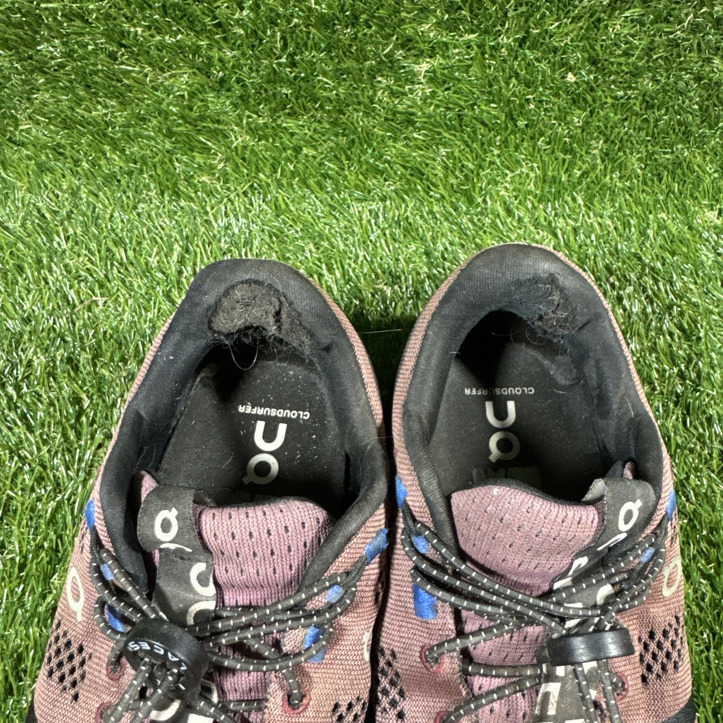 On Cloudsurfer 3WD10441509 Women 8.5 Running Shoes Black Cobalt Athletic Sneaker