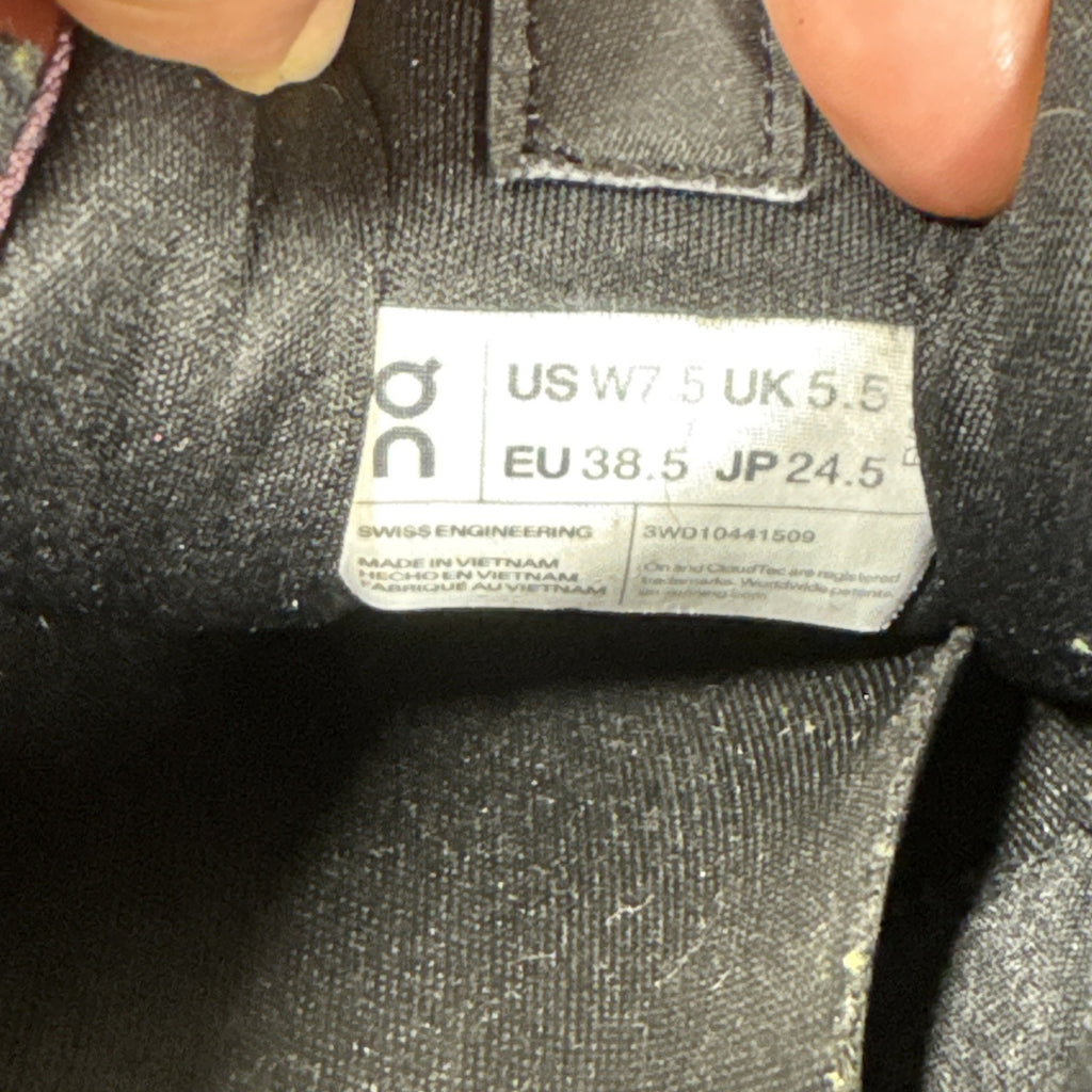 On Cloudsurfer 3WD10441509 Black Cobalt Running Shoes Sneakers Women's Size 7.5