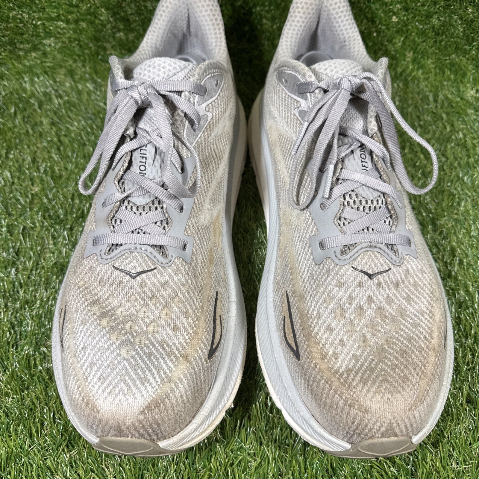 HOKA ONE ONE Clifton 9 Harbor Mist Black 1127895HMBC Men Running Shoe Size 13D