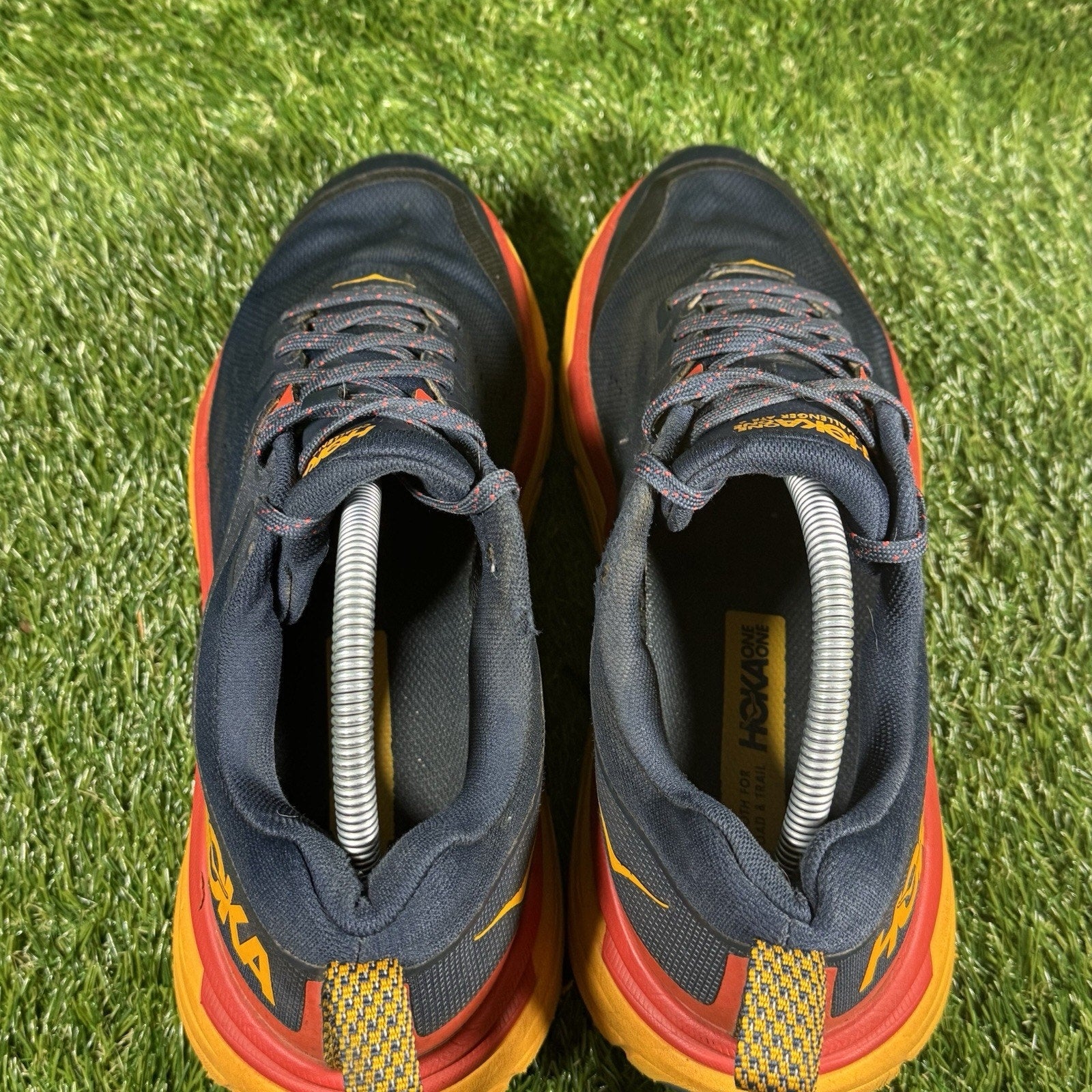 Hoka One One Challenger ATR 6 Men's Shoes Size 9.5D Outer Space/Radiant Yellow