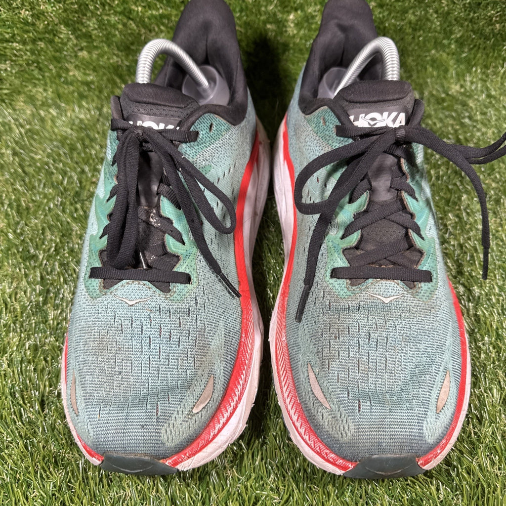 Hoka One One Clifton 8 Men’s Size 10 2E Teal/aqua Running Shoes 1121374 RTAR