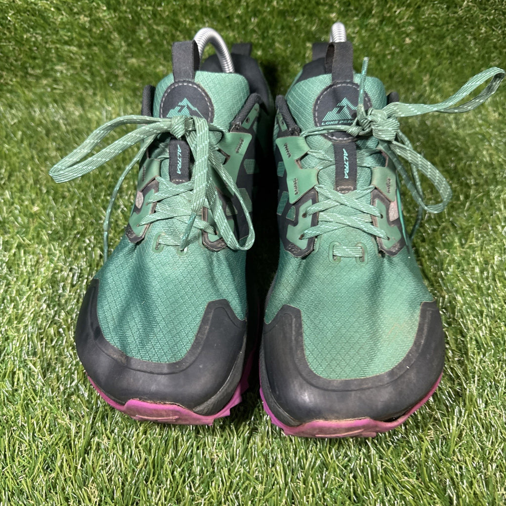 Altra Lone Peak 7 Trail Running Shoes Mens 8 Green Purple Athletic Sneakers