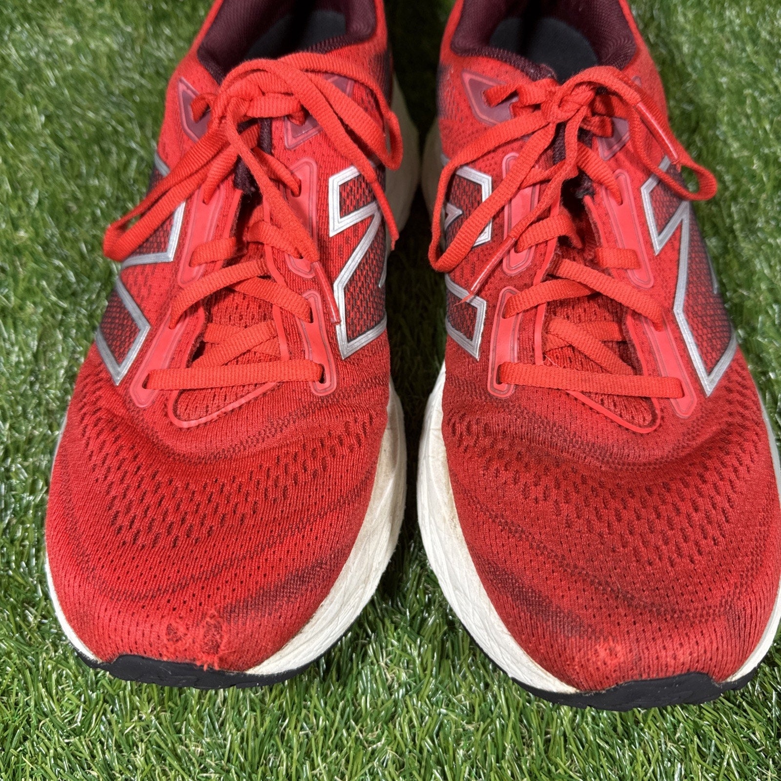 New Balance Fresh Foam X 880 V14 Mens Shoes Sz 10 Red Lace Up Sneakers