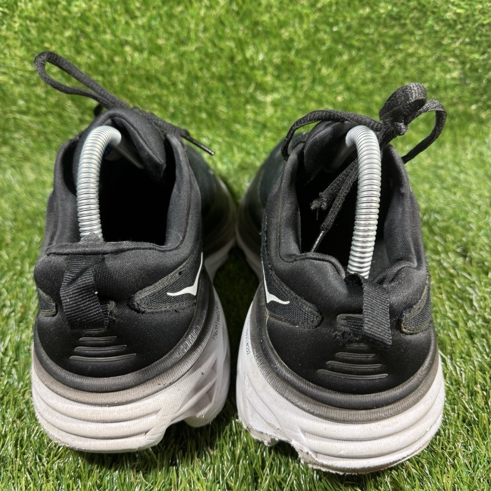 Hoka One One Bondi 8 Womens Size 9 D Wide Running Shoes Sneakers 1127954 BWHT