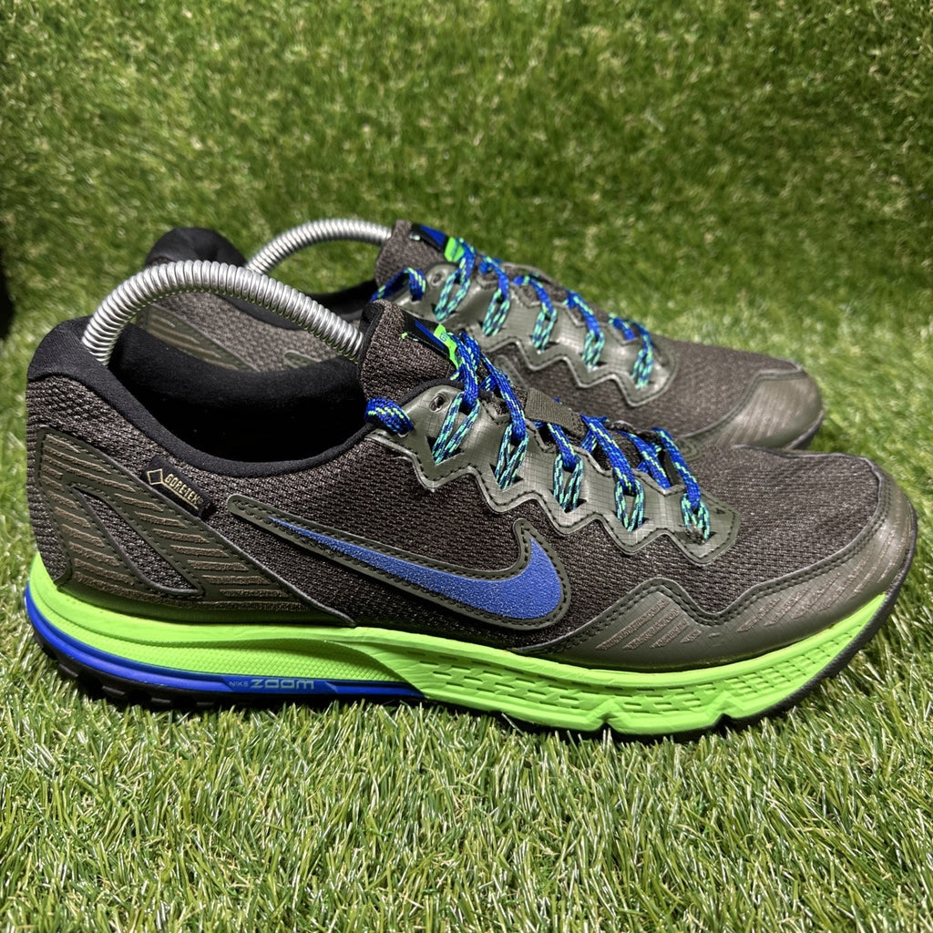 Men’s Nike Zoom Wildhorse 3 Size 10.5 Black Blue Gray 805569-001 Running Shoes