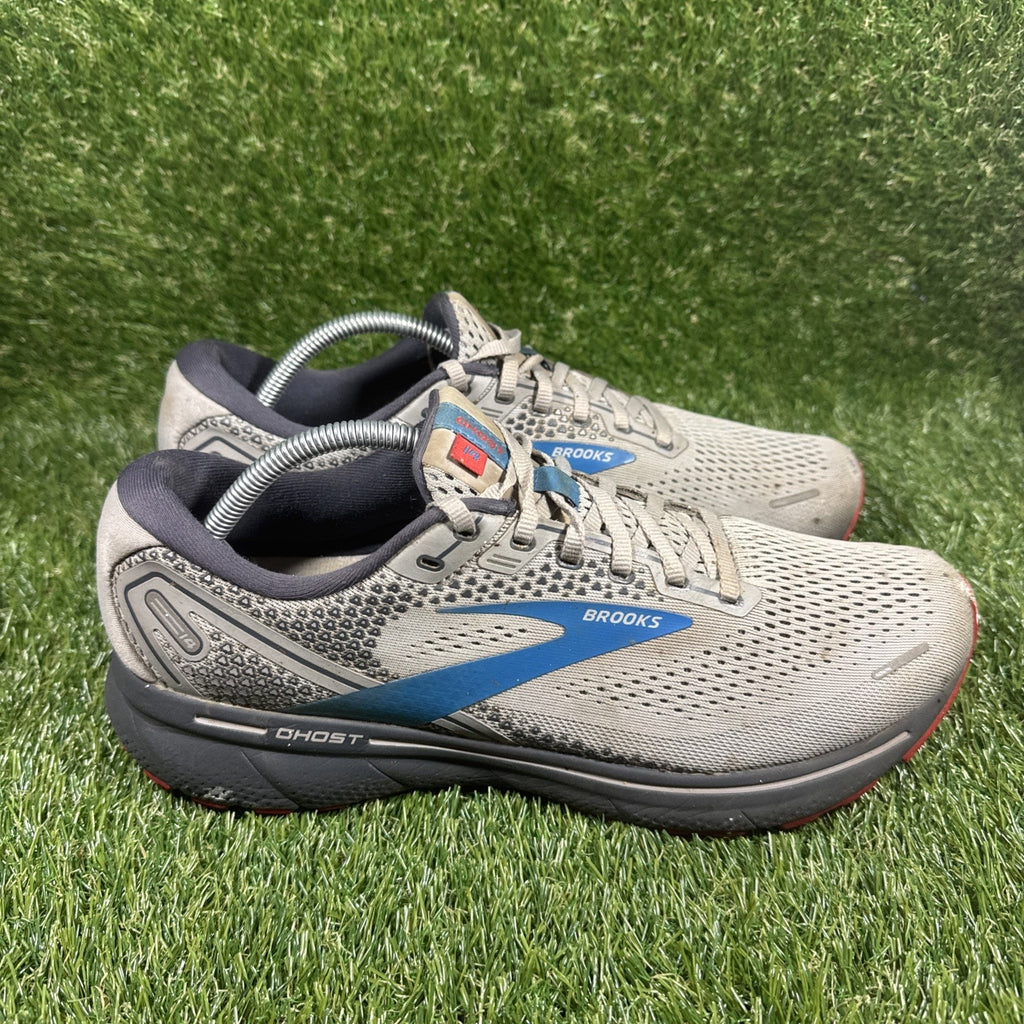 Brooks Ghost 14 Running Shoes Sneakers Men's Size 11 D Gray Athletic Gym