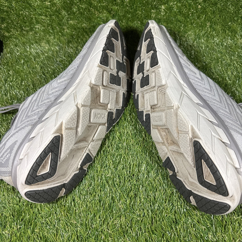 Mens Hoka One One CLIFTON 4 OV OUTDOOR VOICES SILVER GRAY 1108409 SLVR SZ 11