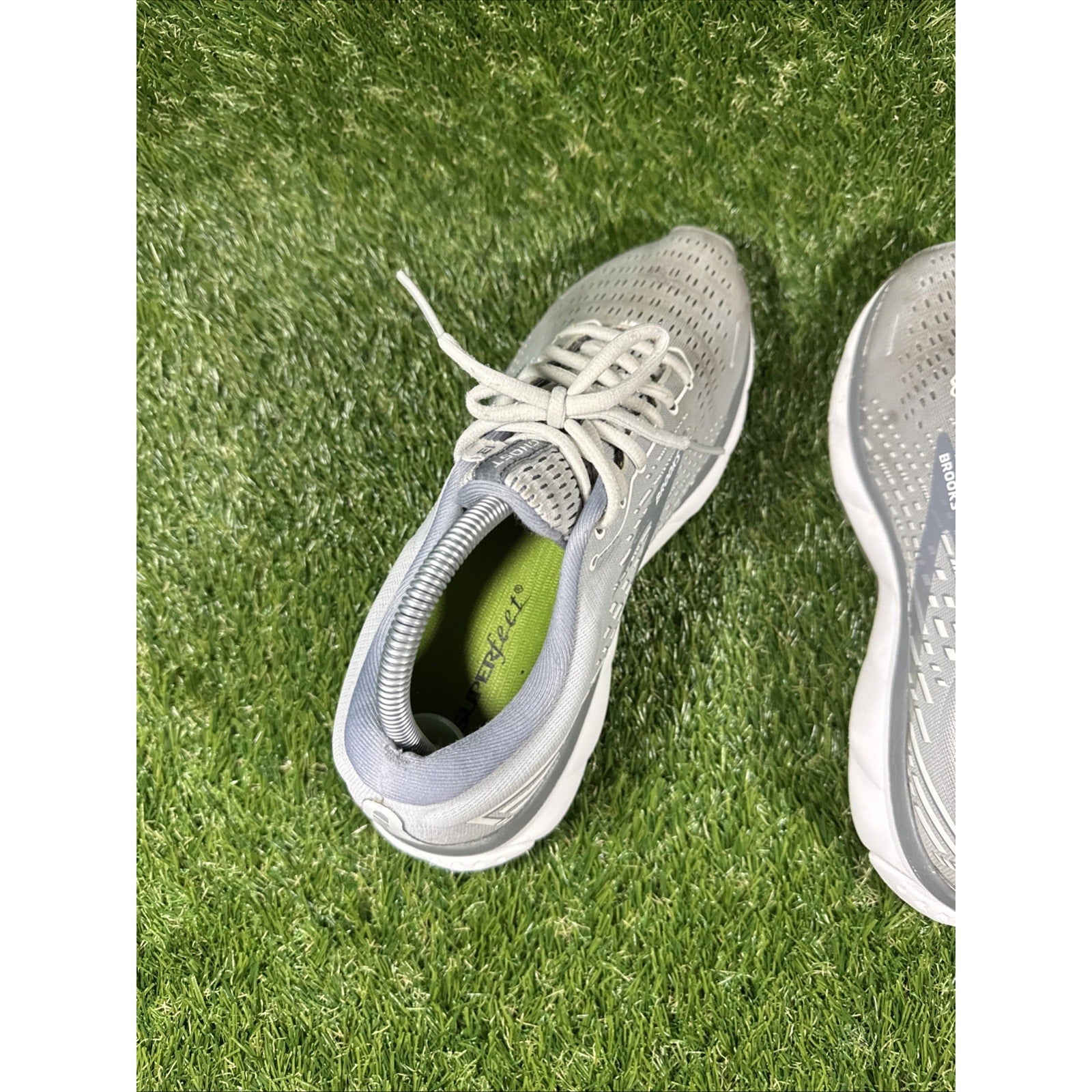 Brooks Ghost 13 1203381B051 Women's Gray Running Shoes Size 9.5B