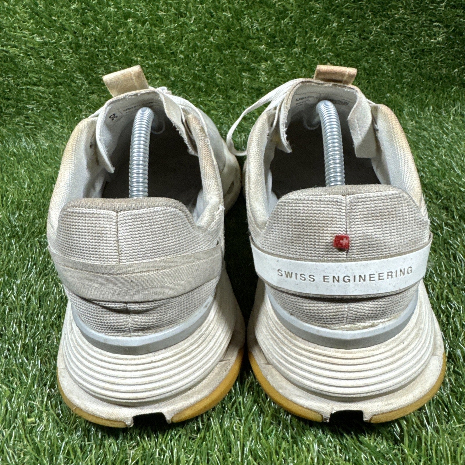 On Cloudnova Form 2 Mens Size 11.5 White Ivory Athletic Running Shoes Sneakers