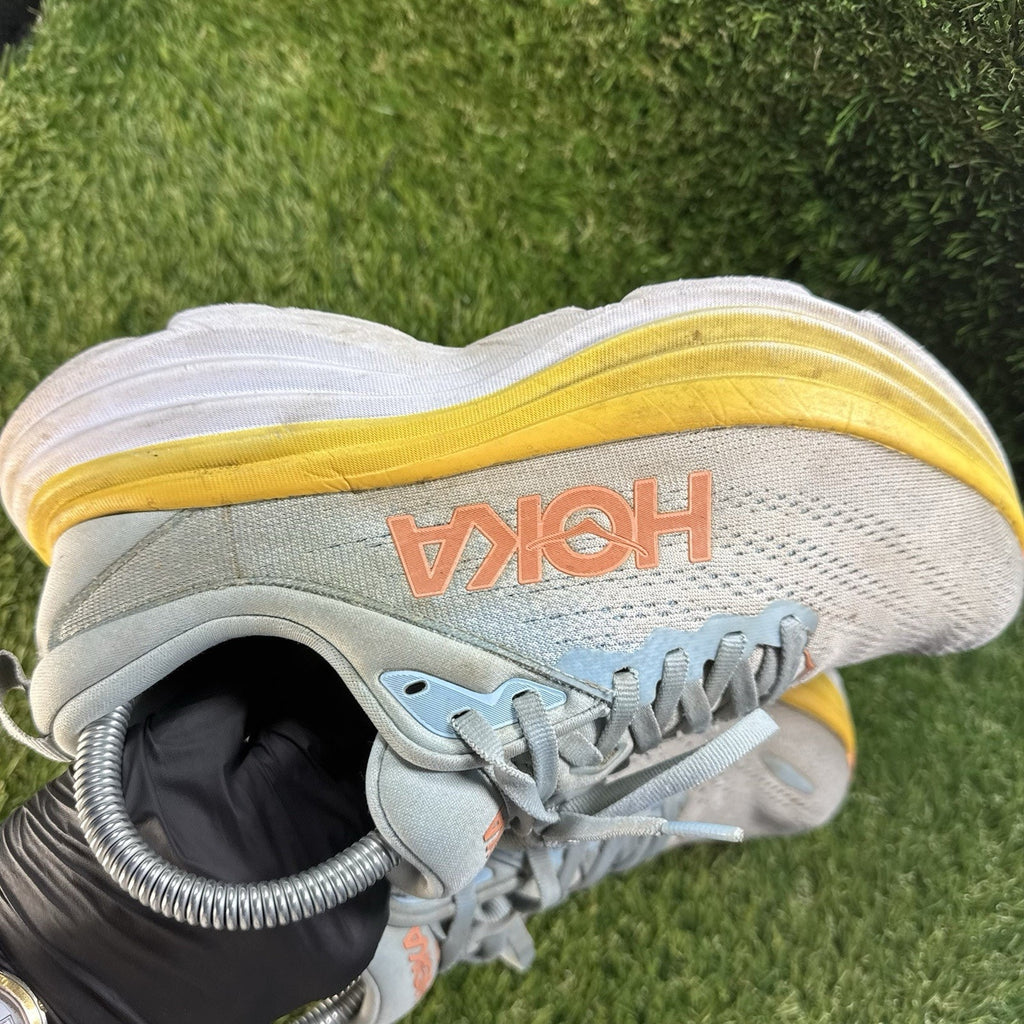 Hoka One One Bondi 8 Running Athletic Shoes Summer Song Women's size 6.5 B