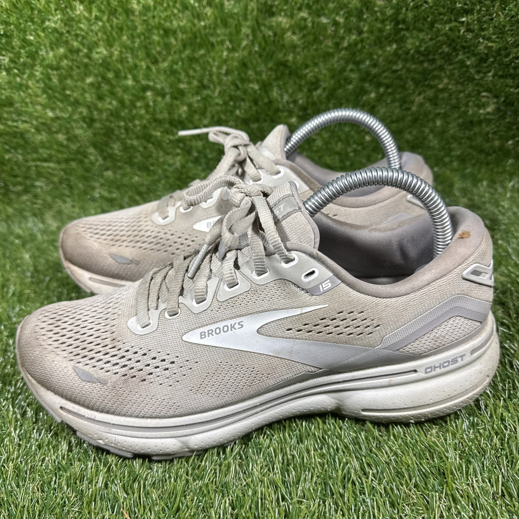 Brooks Ghost 15 1203801B112 Gray Running Shoes Sneakers Women’s Size 8.5 B