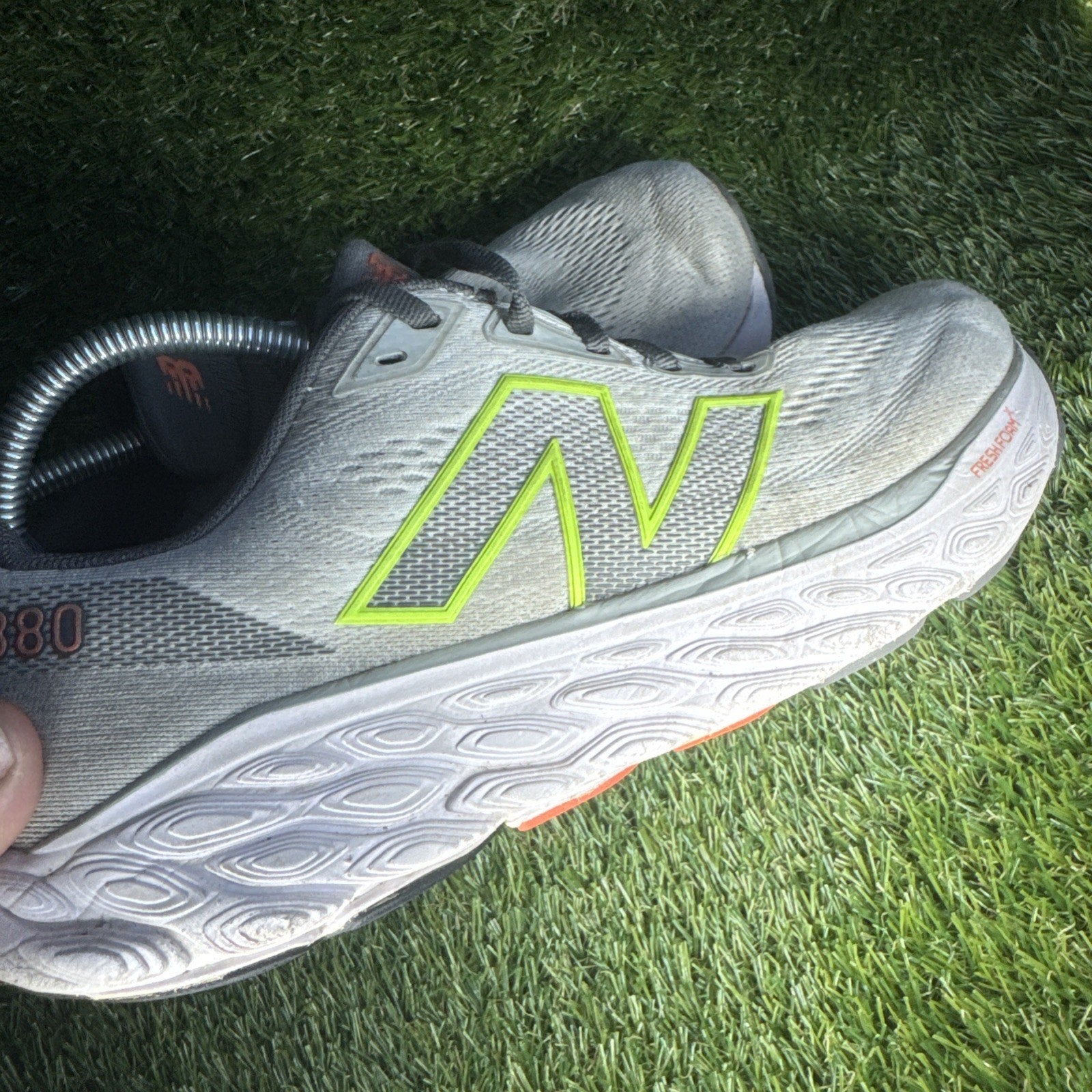 New Balance Womens 11 Men 9.5 F F X 880 V14 W880N14 Green Running Shoes Sneakers