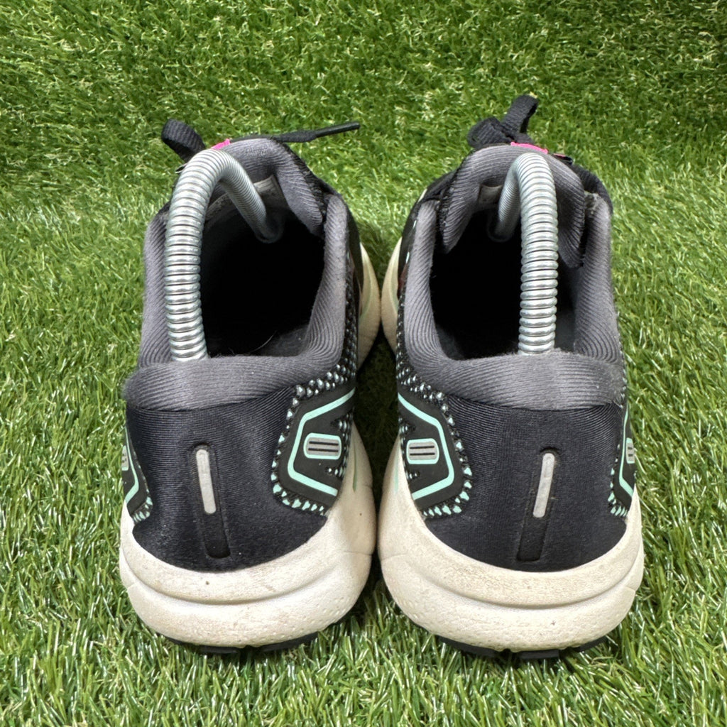 Womens Size 8.5D Wide Brooks Ghost 14 Shoes Black Pink Athletic Running Sneakers