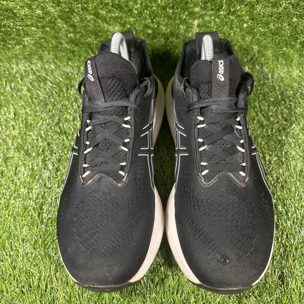 ASICS Gel-Nimbus 25 Womens Size 9.5 Wide Running Shoes Black