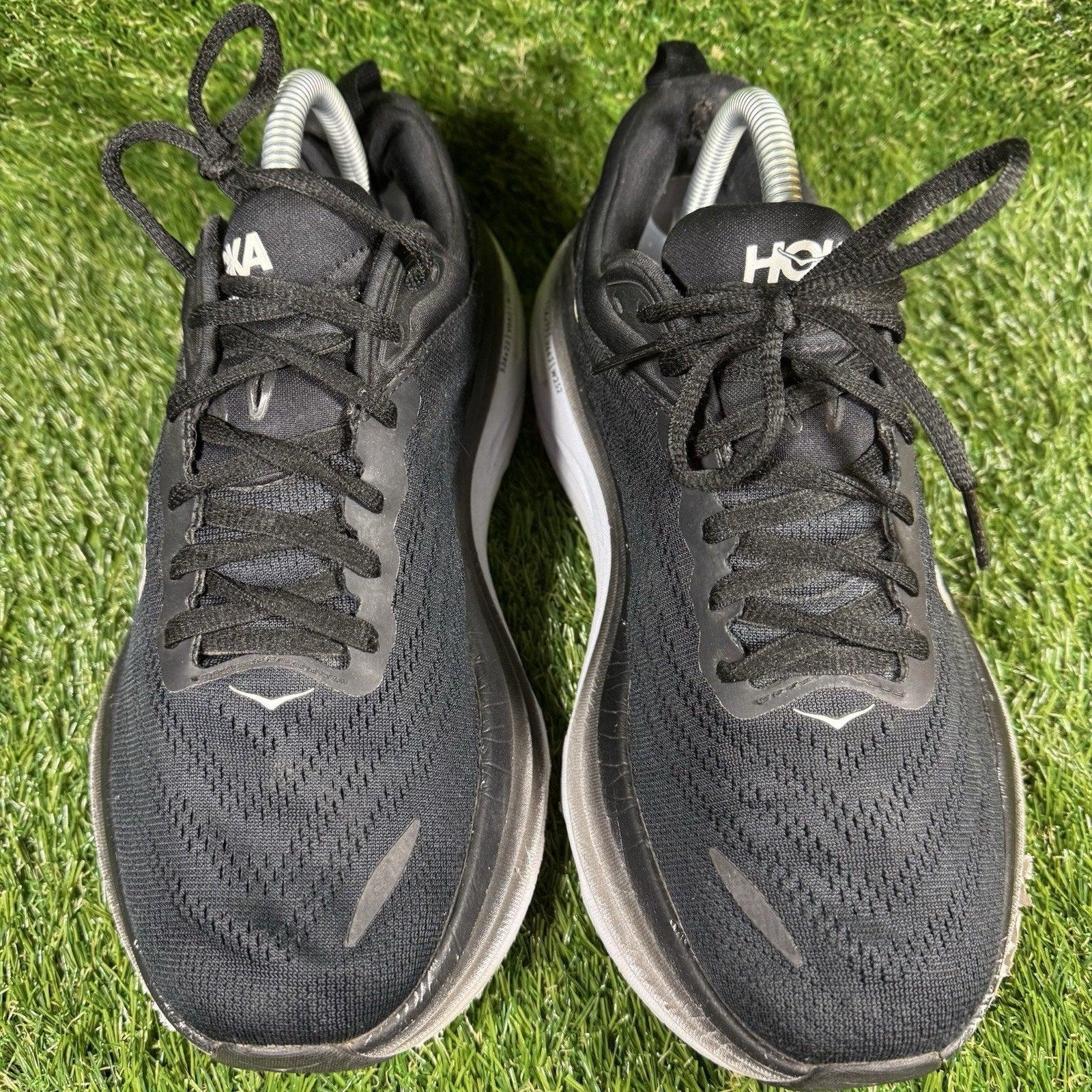 Hoka One One Bondi 8 Womens Size 9 D Wide Running Shoes Sneakers 1127954 BWHT