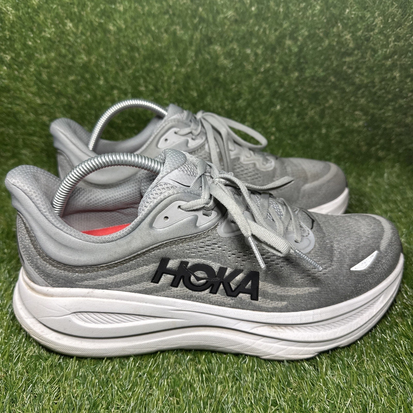 Hoka One One BONDI 9 1162015 GCTC Men's 10 X-Wide (4E) Running Shoes Gray