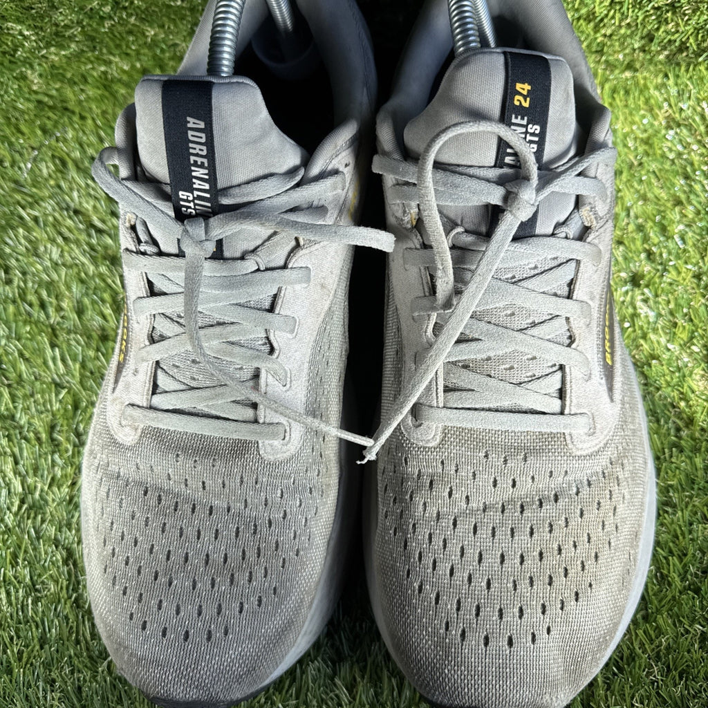 Brooks Adrenaline GTS 24 Men’s Size 12D Gray 1104371D084 Running Shoes Sneakers