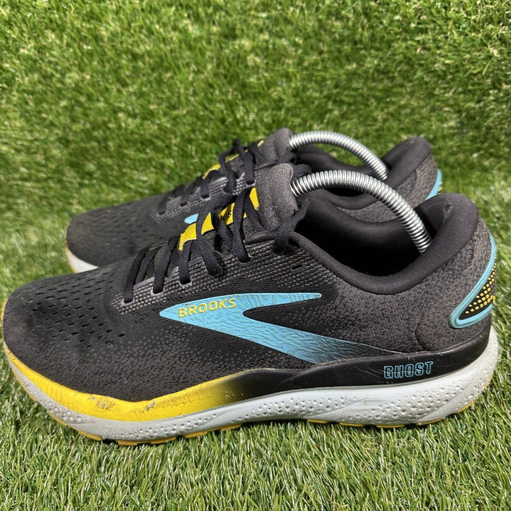 Brooks Ghost 16 Mens 11 Shoes Running Athletic Sneakers Shoes Size 11 Black Blue