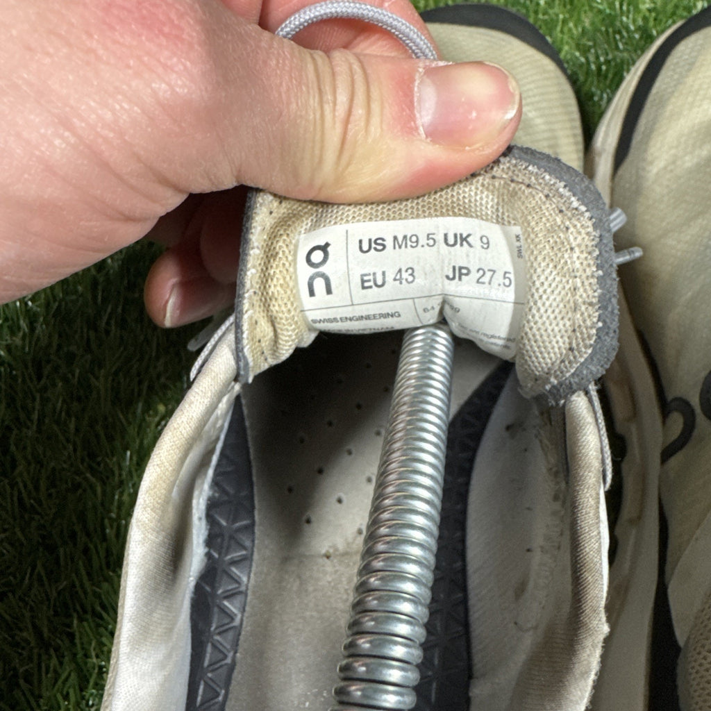 On Cloud Cloudvista Shoes Men's Size 9.5 Glacier Black Running Sneakers 64.99059