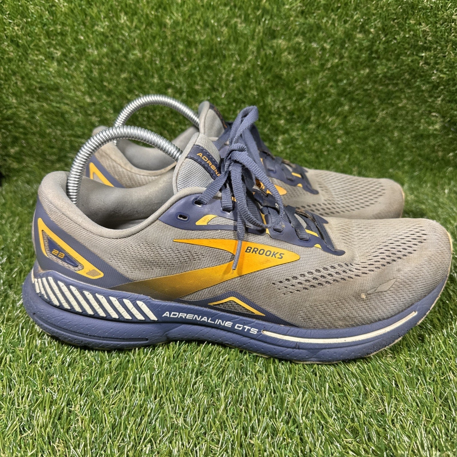 Brooks Adrenaline GTS 23 Blue, Gray, Orange Men's Running Shoes Size 11.5M