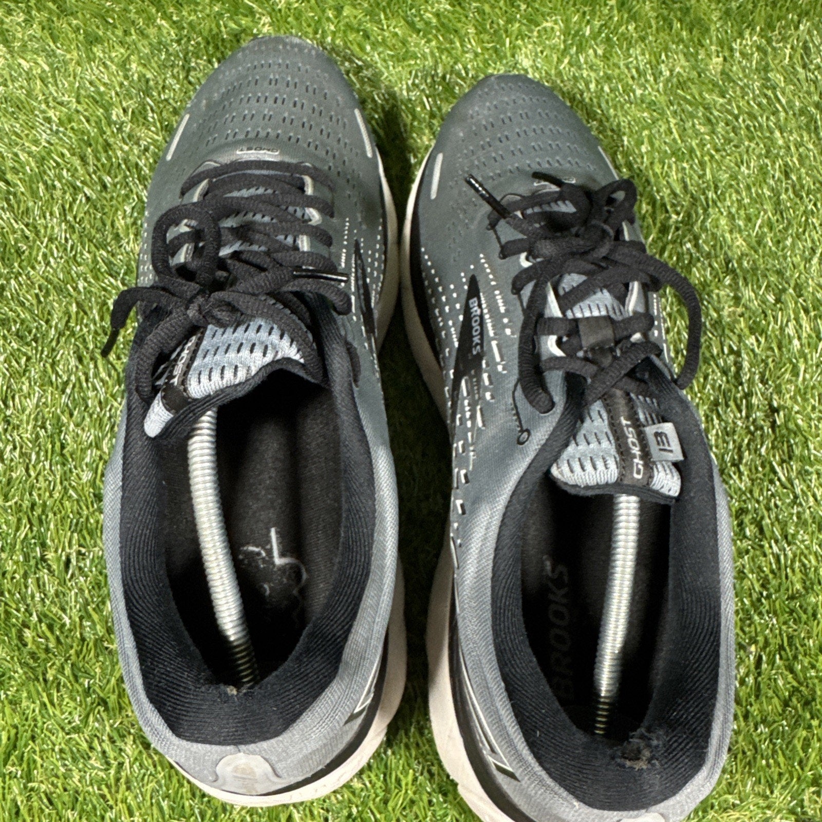 Brooks Mens Ghost 13 1103481D040 Gray Running Shoes Sneakers Size 14D