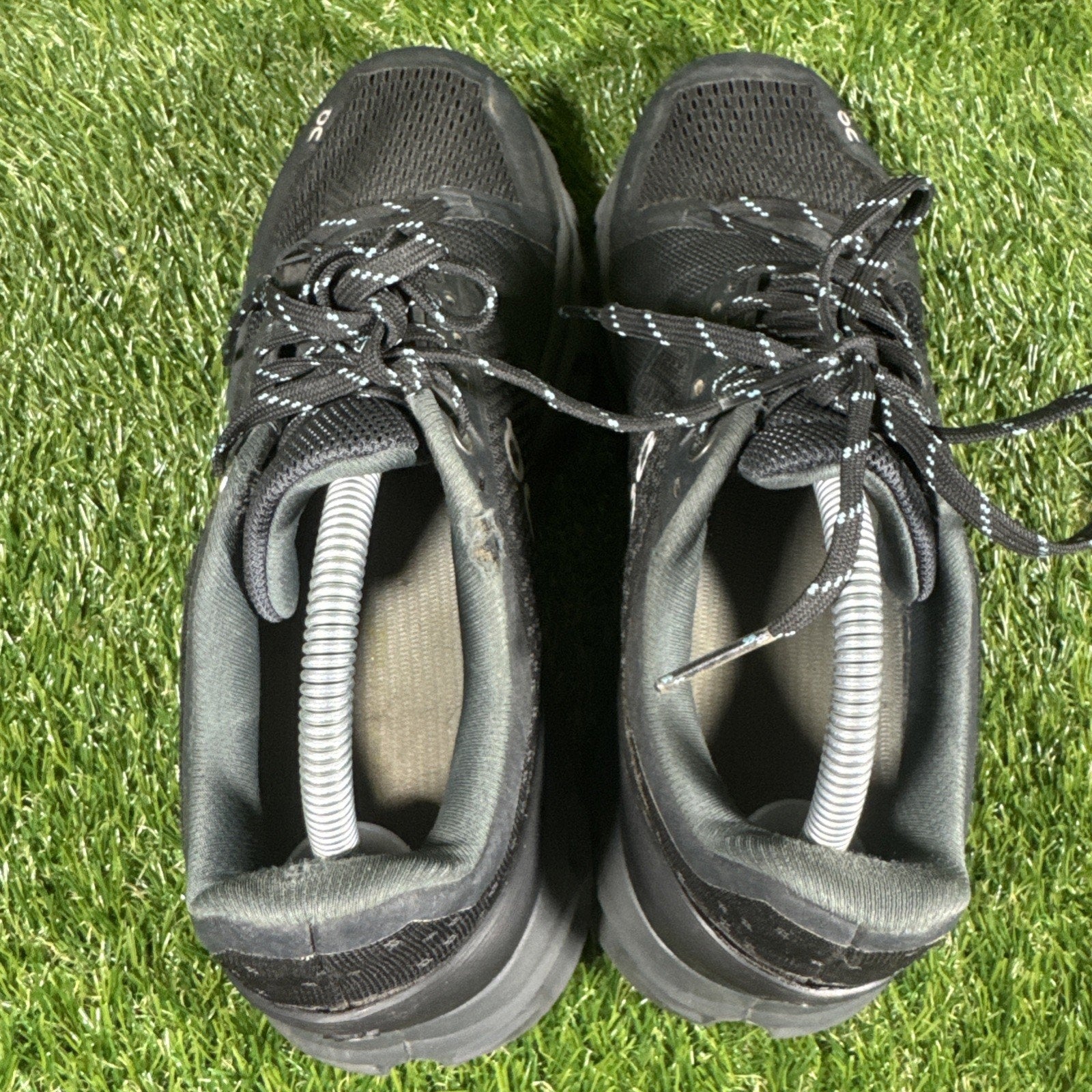 Men's Size 8.5 - ON Cloud Running Shoes Cloudstratus Black Shadow Training