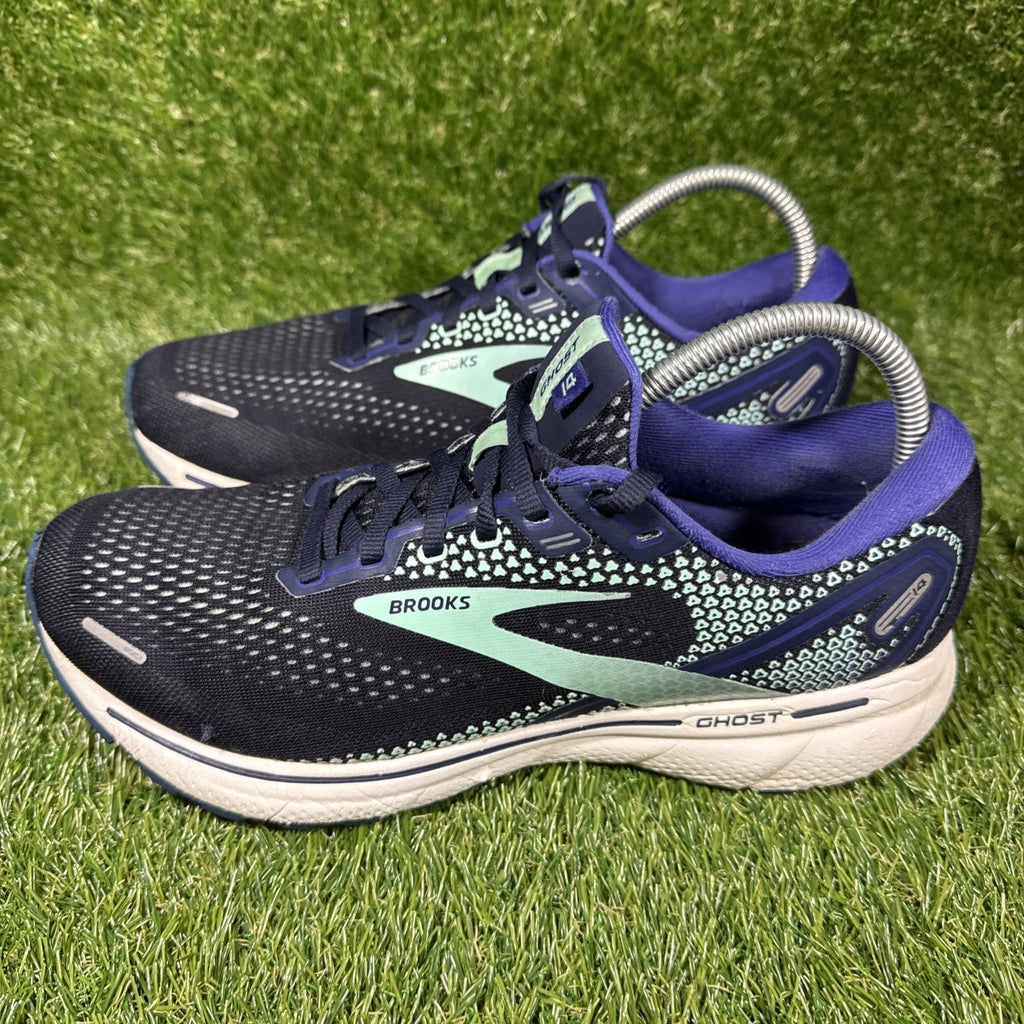 Brooks Womens Ghost 14 Blue 1203561D446 Running Shoes Sneakers 10.5 D Wide