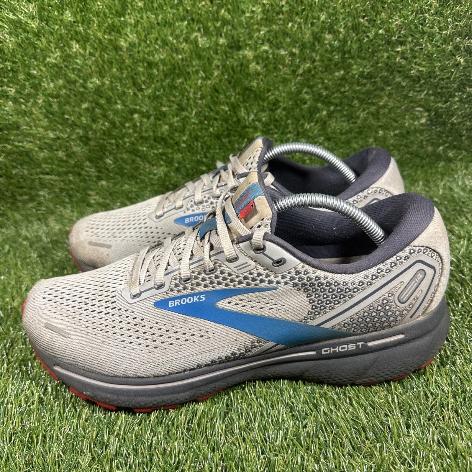 Brooks Ghost 14 Running Shoes Sneakers Men's Size 11 D Gray Athletic Gym