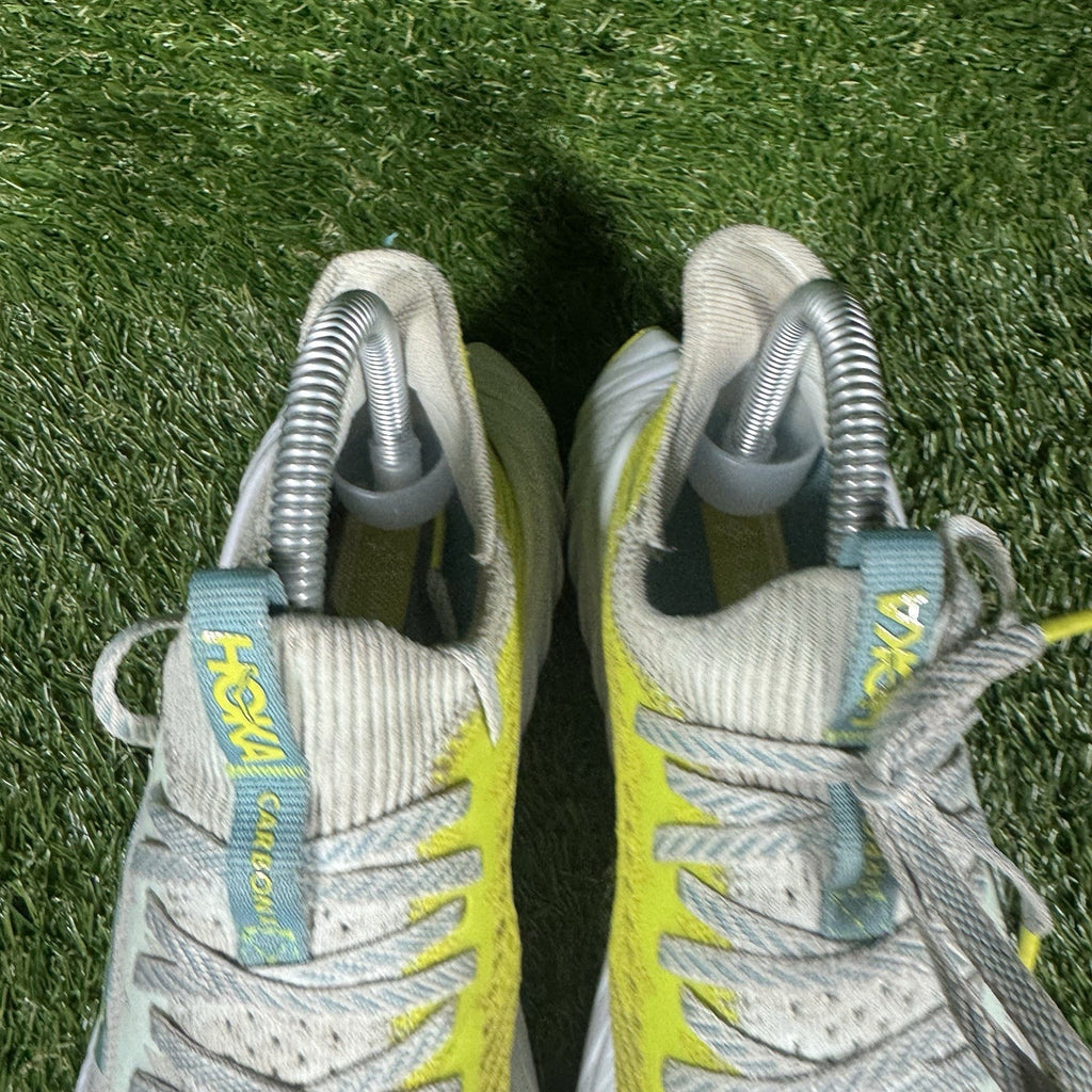 Size 7B- Hoka One One Carbon X Women’s Neon Yellow/White Sneakers Shoes