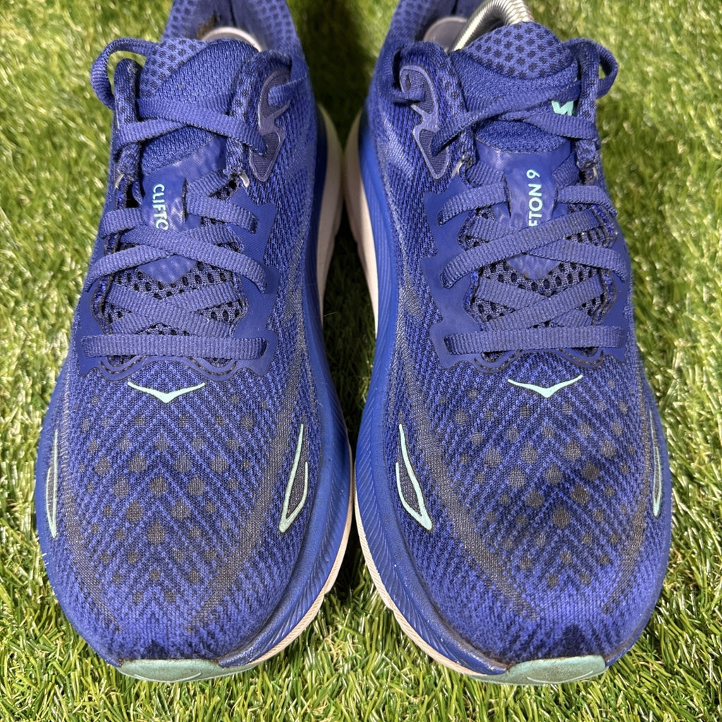 HOKA ONE ONE Clifton Running Sneakers Women 7B Blue/Aqua Casual Athletic Shoes