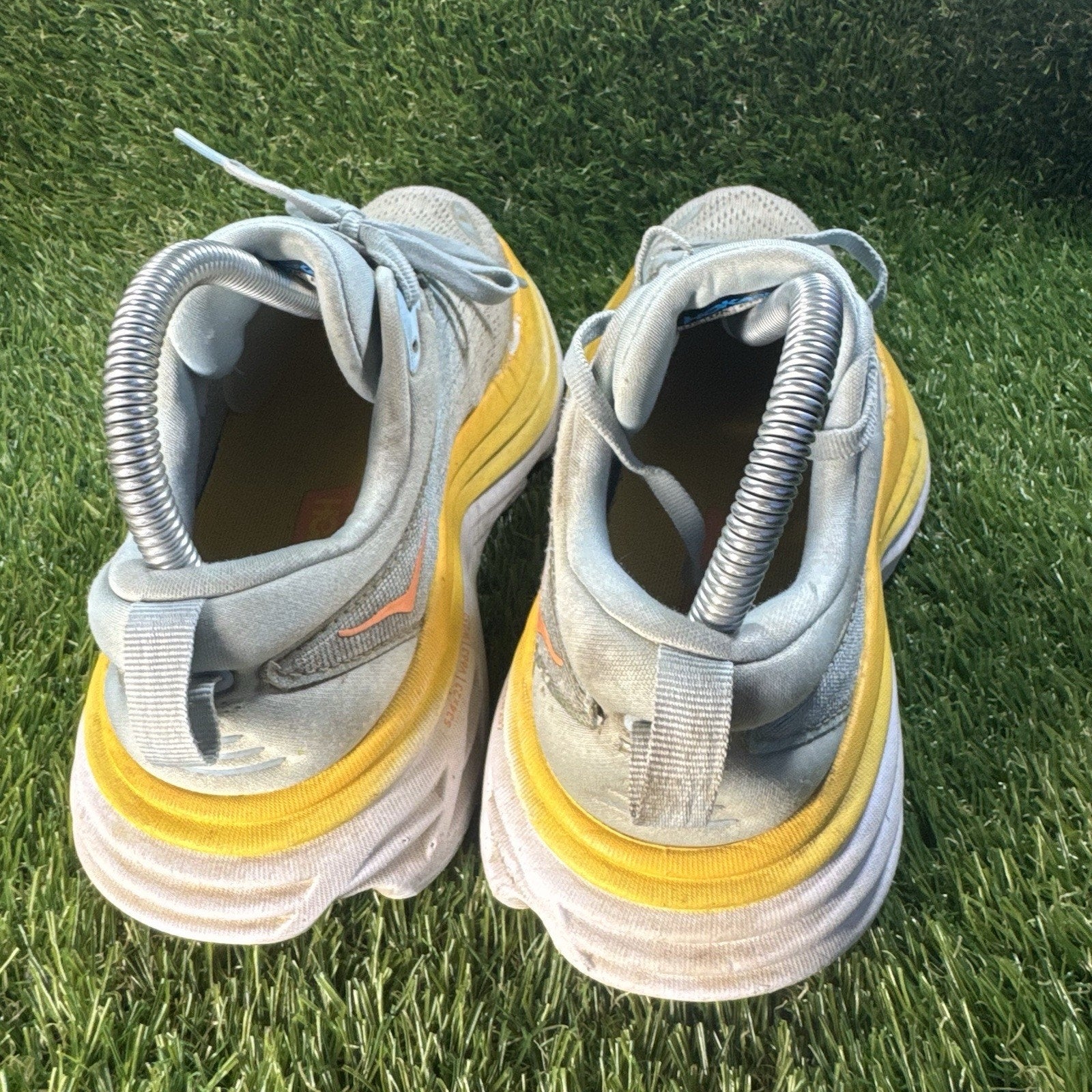 Hoka One One Bondi 8 Running Athletic Shoes Summer Song Women's size 6.5 B