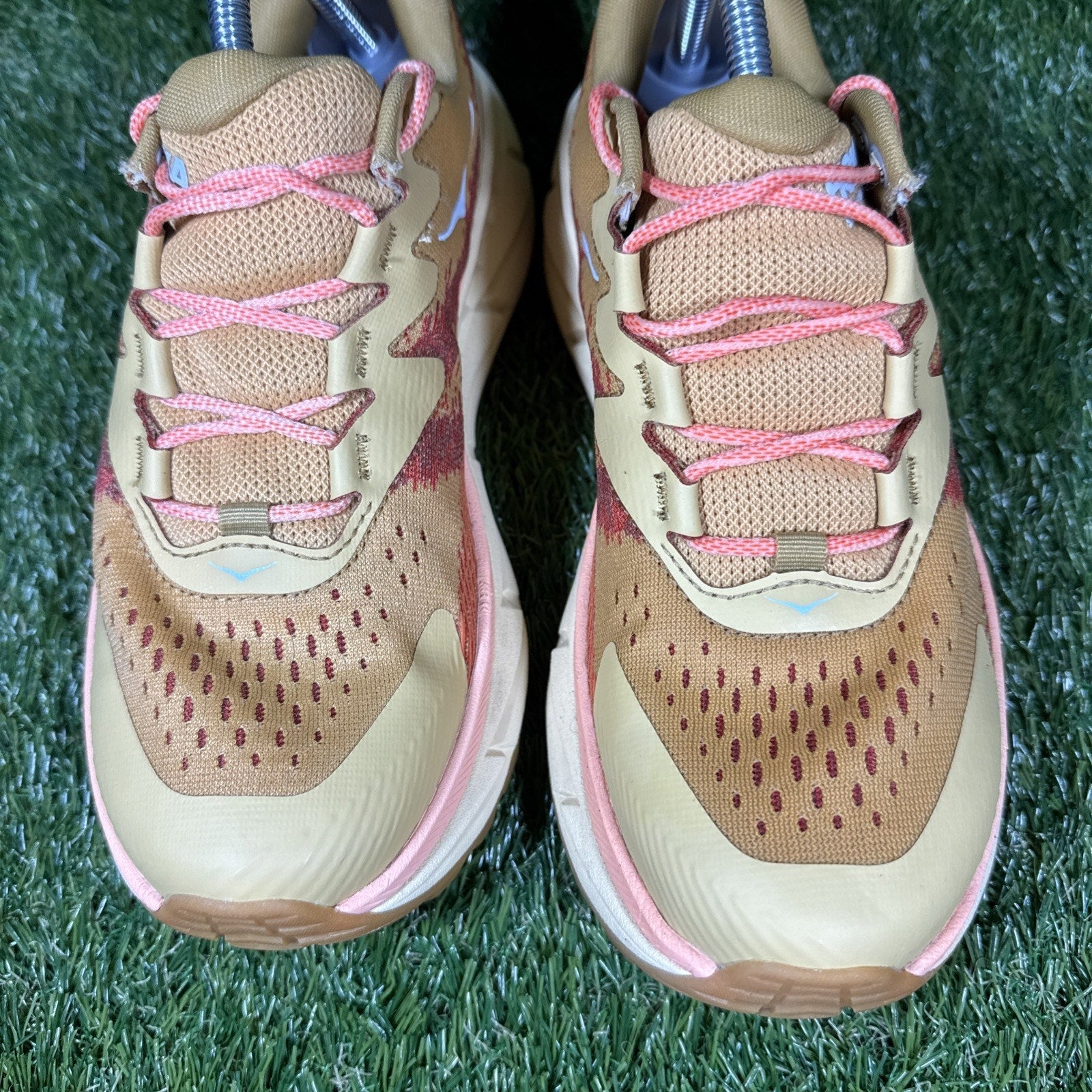 USA 8B Women's Hoka One One Skyline Float X Yellow Orange 1143430