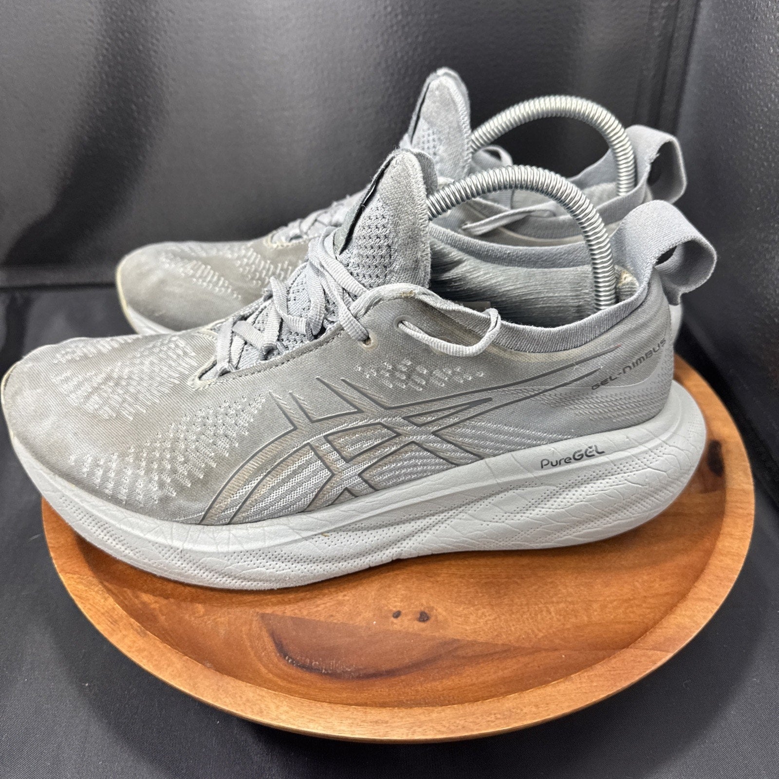 Asics Gel-Nimbus 25 Mens Size 9 Sheet Rock Grey Sneakers 1011B547 NICE!