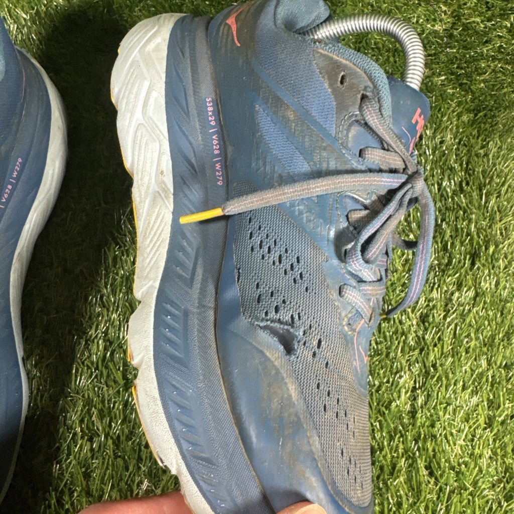 Hoka One One Stinson ATR 6 Trail Running Shoes Blue Womens Size 8.5 1110507