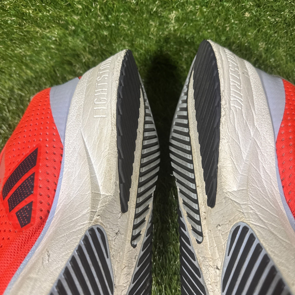 Adidas Adizero SL Mens Size 11.5 Solar Red Black Athletic Running Shoes Sneakers