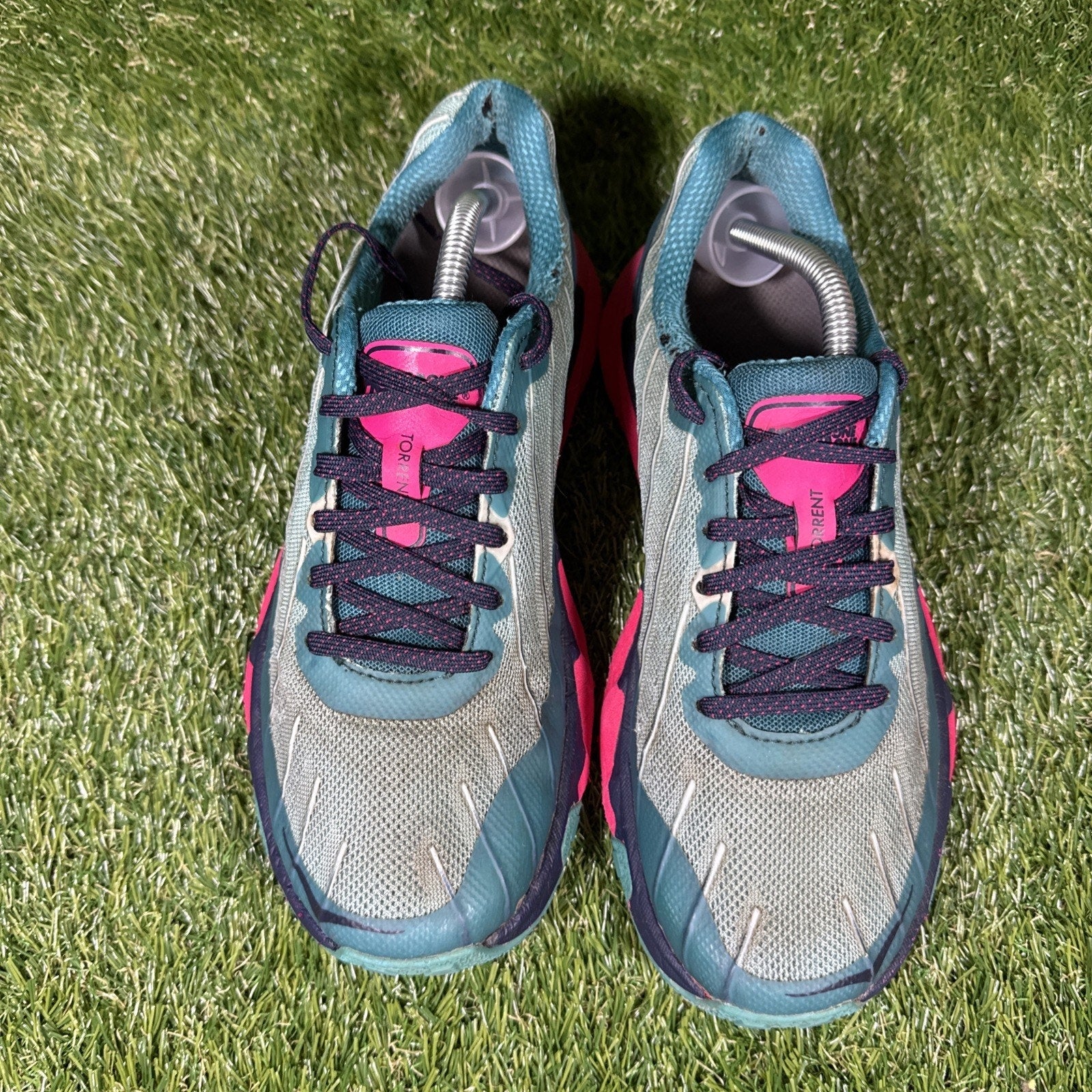 Hoka One One Sneakers Womens 7.5 Torrent 1097755 CDBS Blue Running Gym Trail