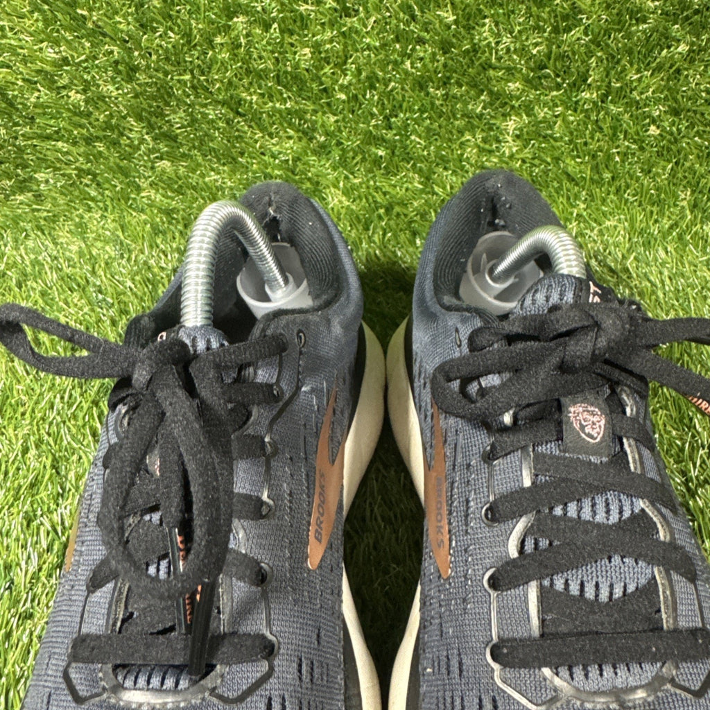 Brooks Womens Ghost 13 1203381B483 Black Running Shoes Sneakers Size 7B