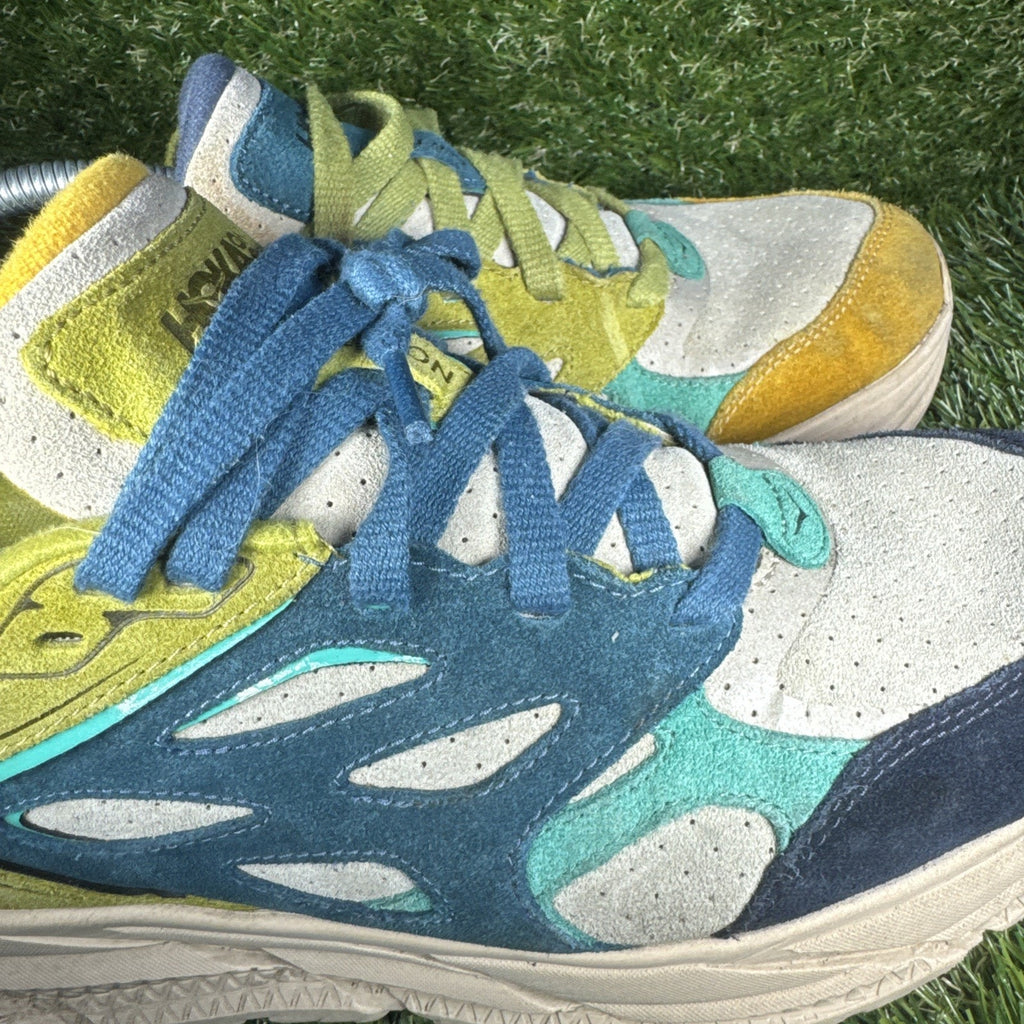 Hoka One One Clifton 11 W / 10 Men Suede Multicolor Men's Athletic Sneakers 1