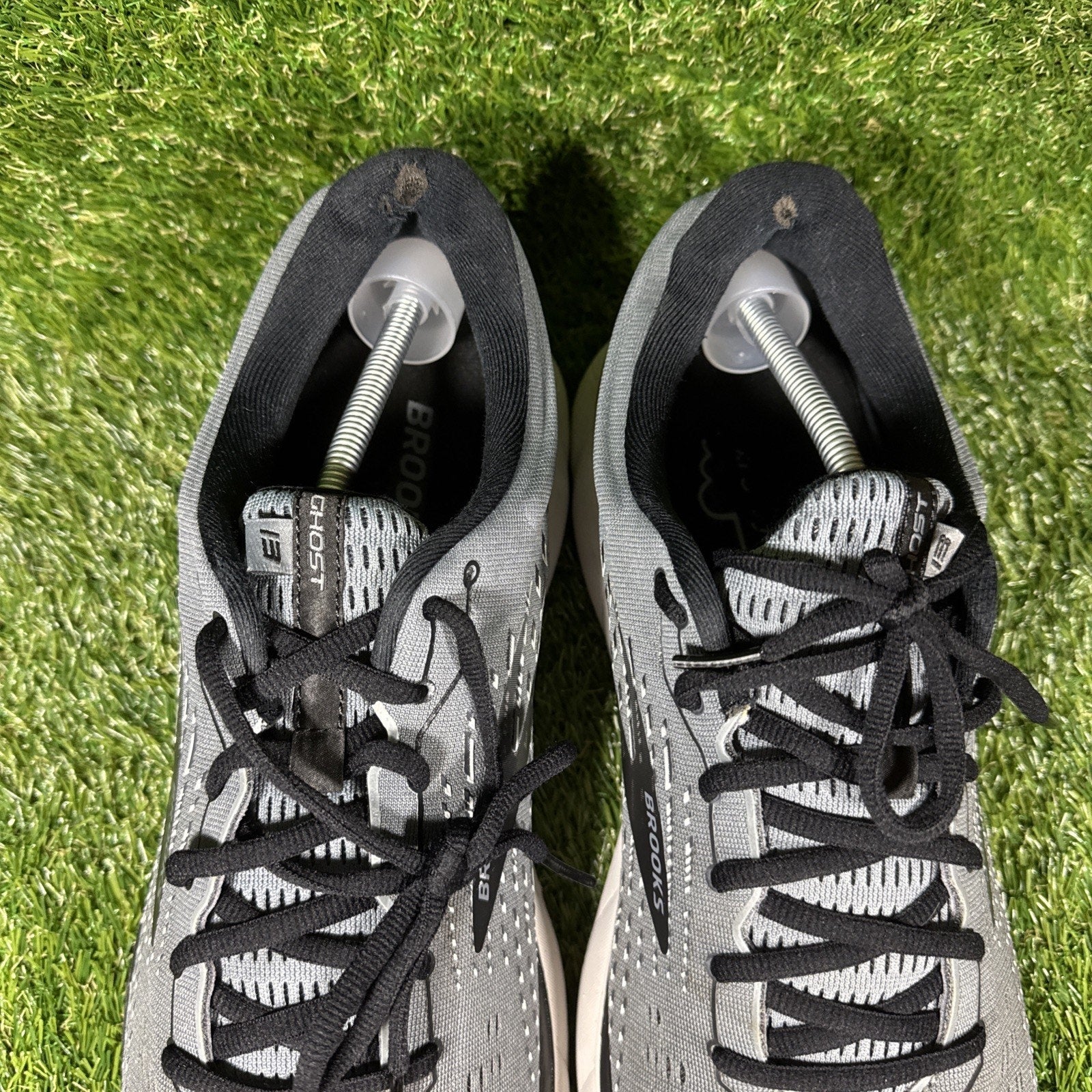 Brooks Mens Ghost 13 1103481D040 Gray Running Shoes Sneakers Size 14D