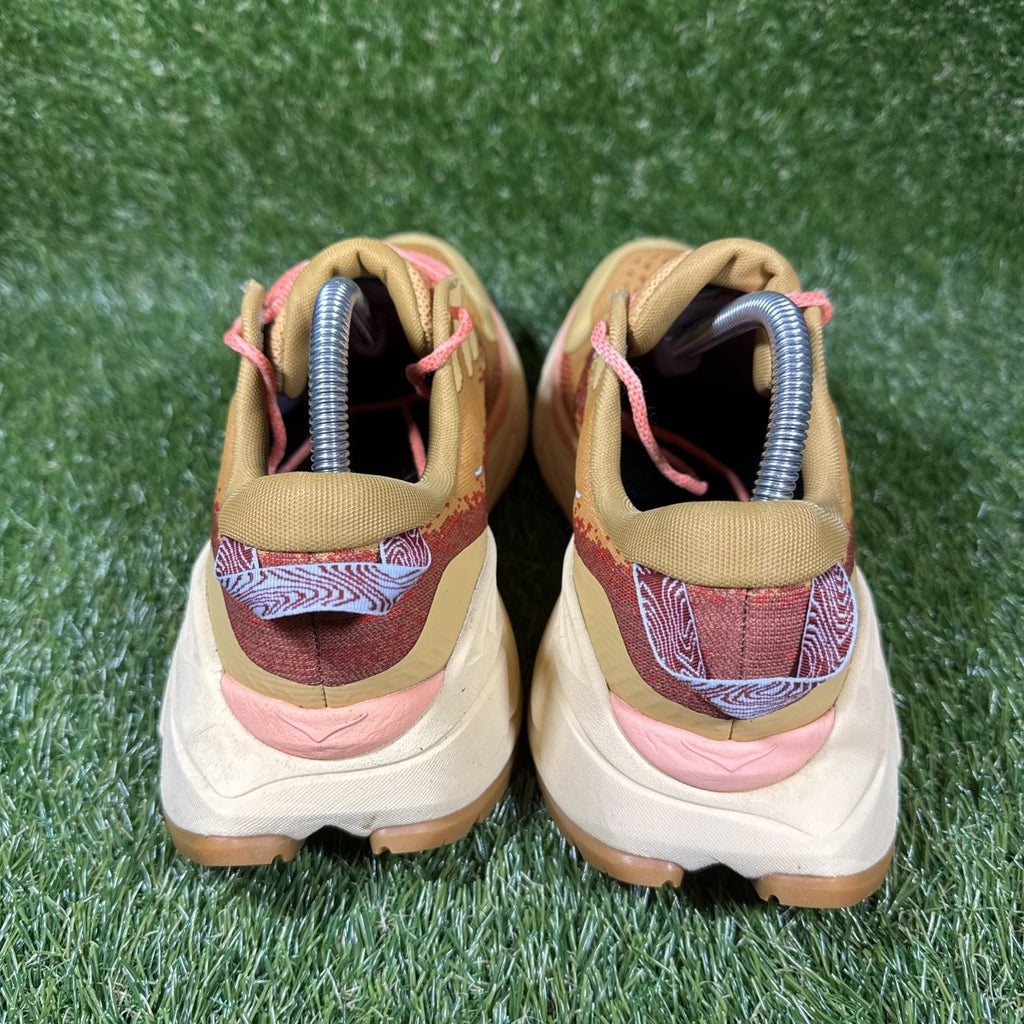 USA 8B Women's Hoka One One Skyline Float X Yellow Orange 1143430