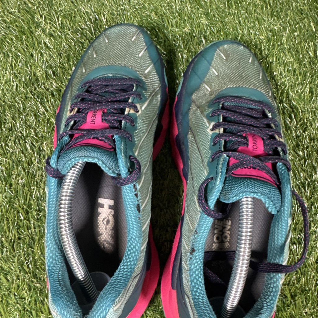Hoka One One Sneakers Womens 7.5 Torrent 1097755 CDBS Blue Running Gym Trail