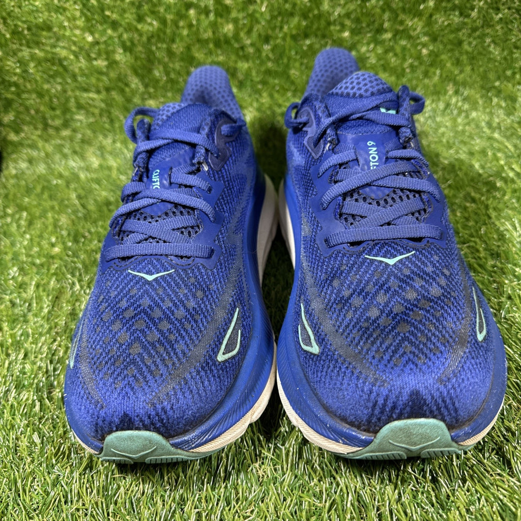 HOKA ONE ONE Clifton Running Sneakers Women 7B Blue/Aqua Casual Athletic Shoes