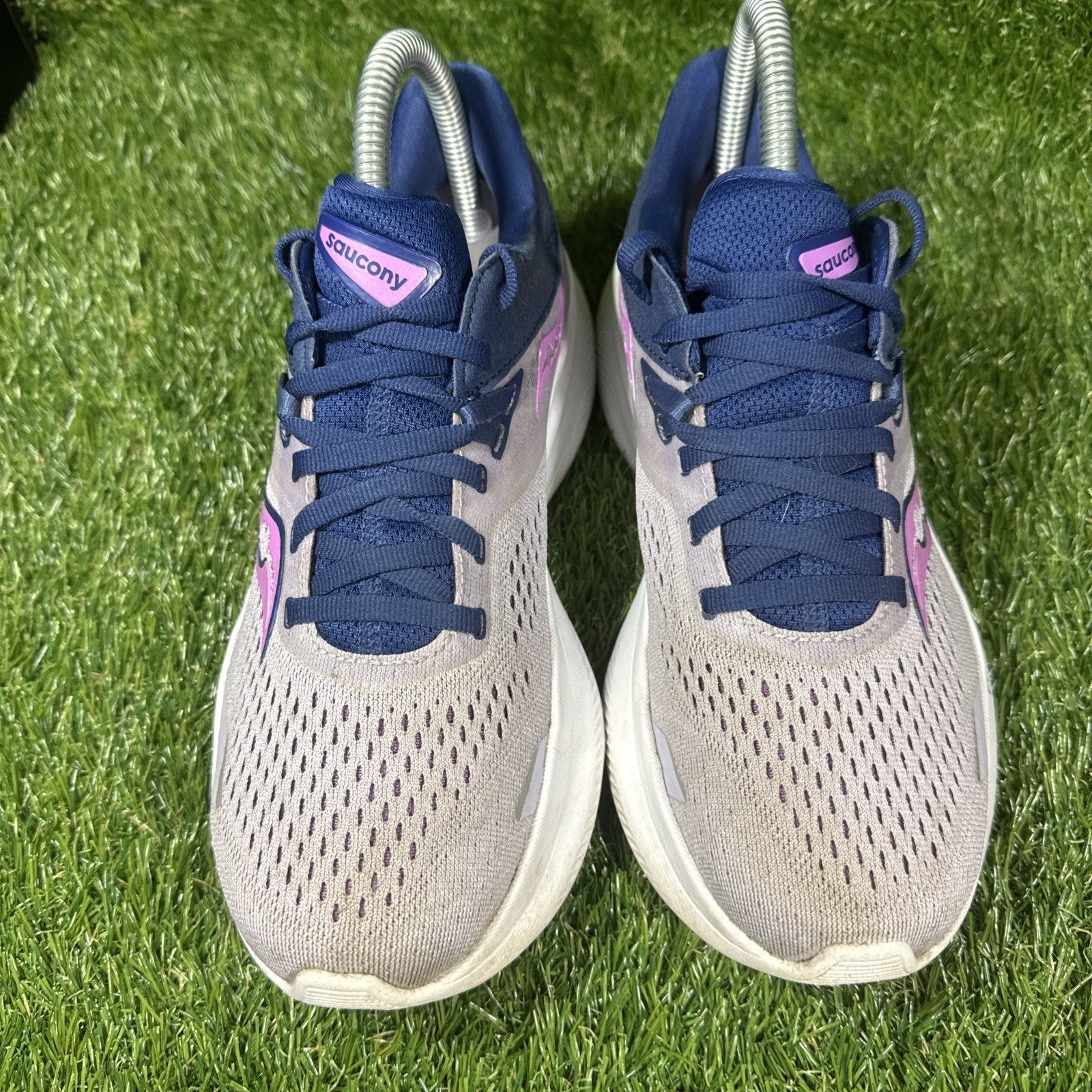 Saucony Ride 16 Womens Size 6.5 Pink White Athletic Running Walking Shoes